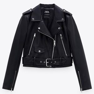 Zara Faux Leather Jacket